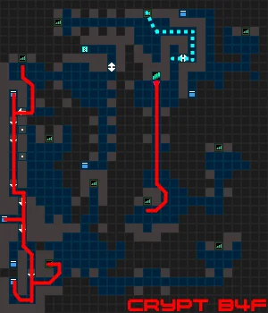 Crypt of Popes B4F Map