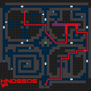 Knossos 1F Map
