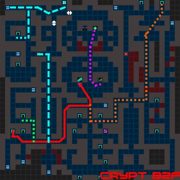 Crypt of Popes B2F Map