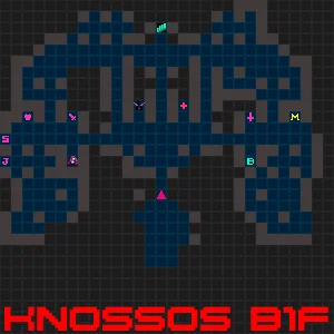 Knossos B1F Map