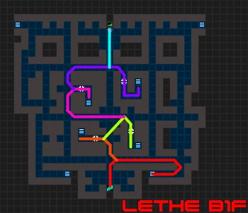 Lethe B1F Map