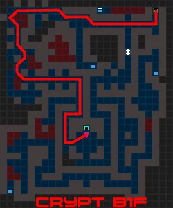 Crypt of Popes B1F Map